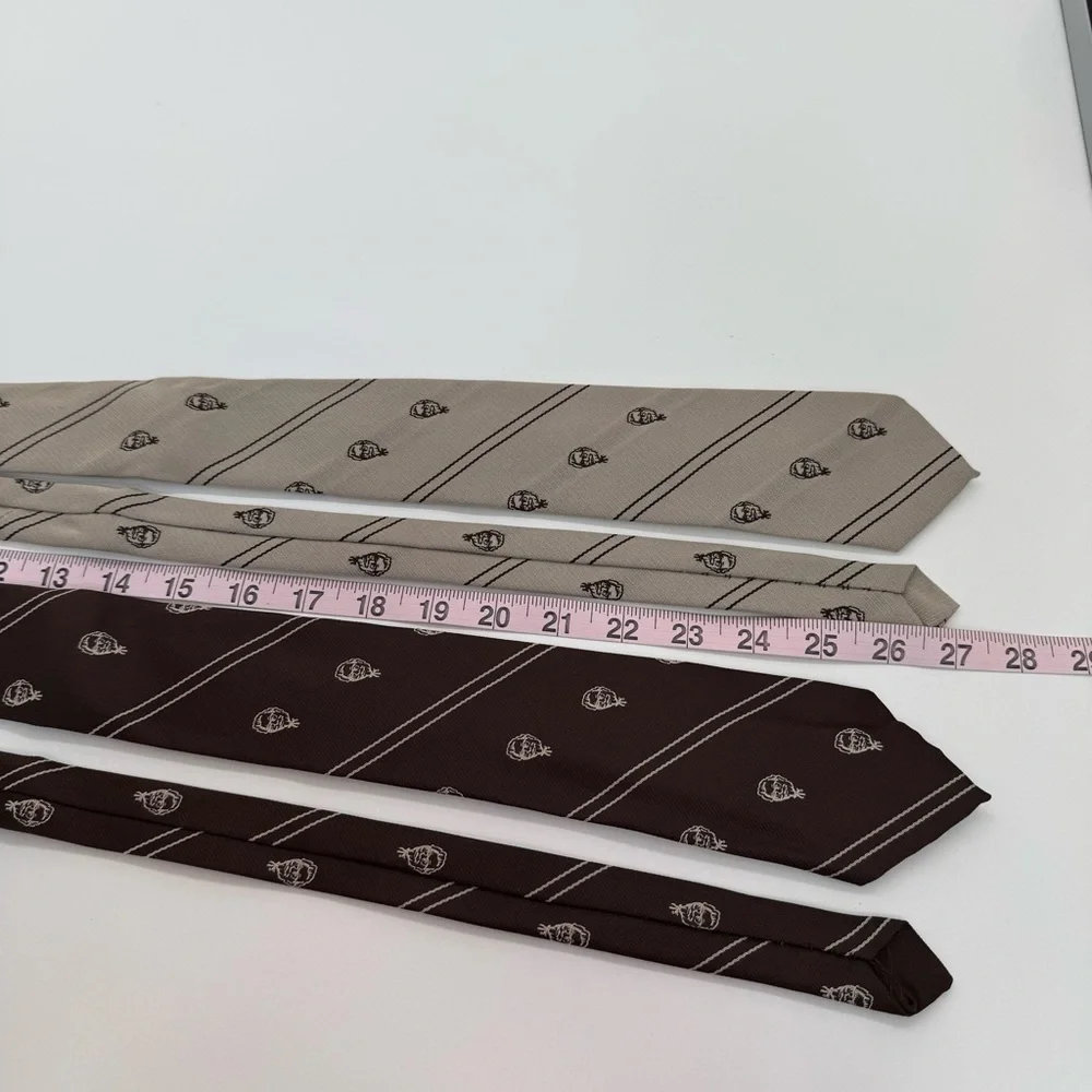 Vintage Wasserstorm Kentucky Fried Chicken Colonel Sanders Set 2 Neck Ties KFC